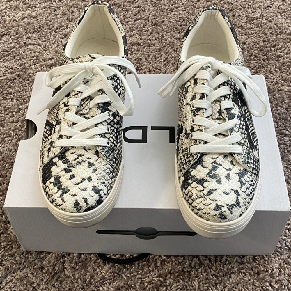 Snake skin sneakers only worn 3 times